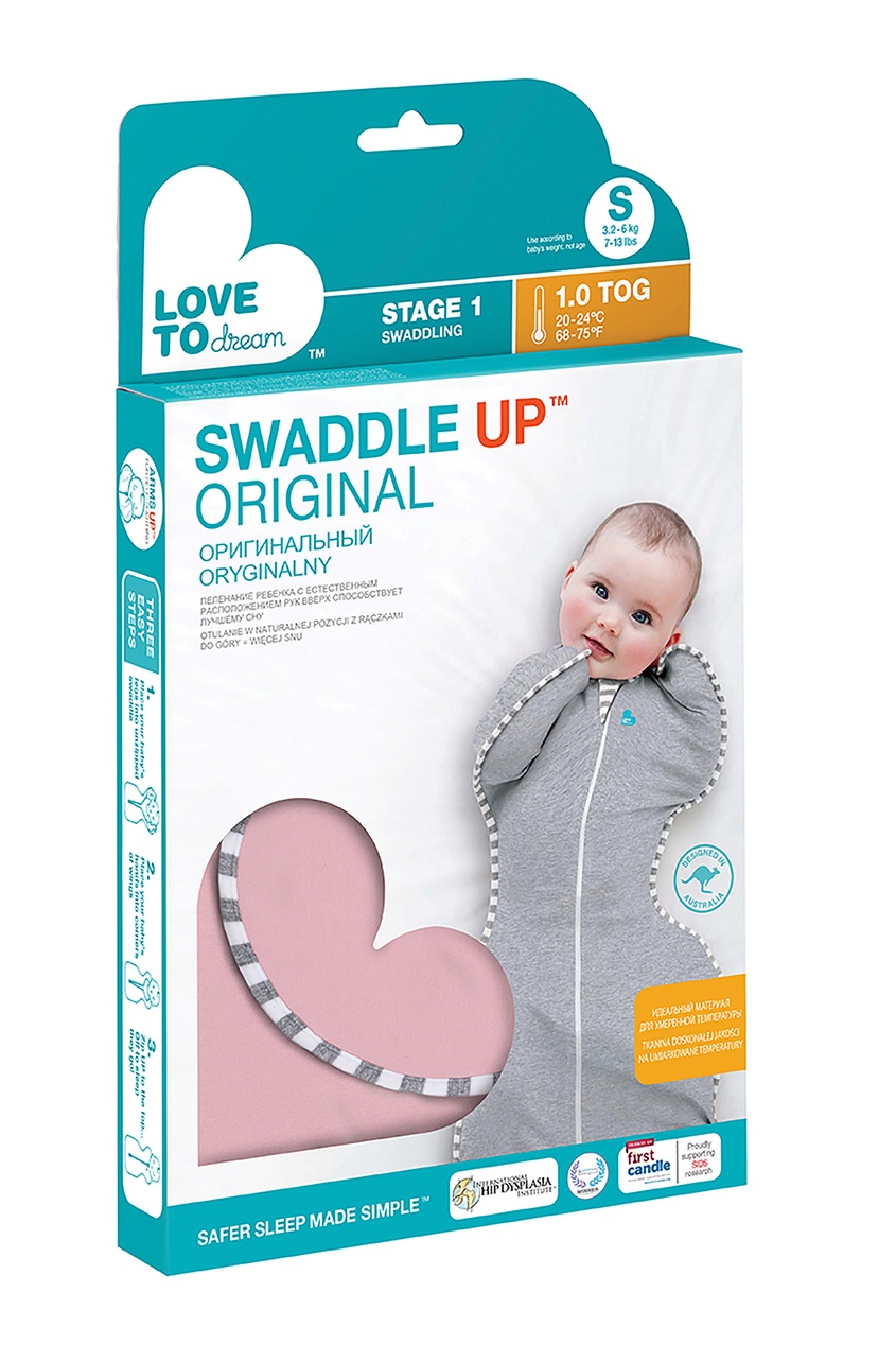 фото Розовая пеленка-кокон Swaddle UP™ Love to dream