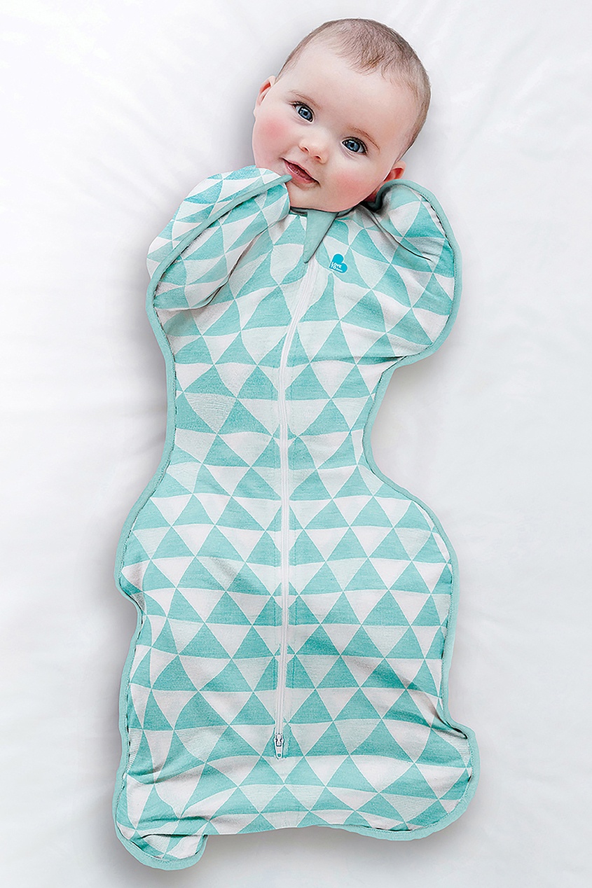 фото Зеленая пеленка-кокон с ромбами Swaddle UP™ Love to dream