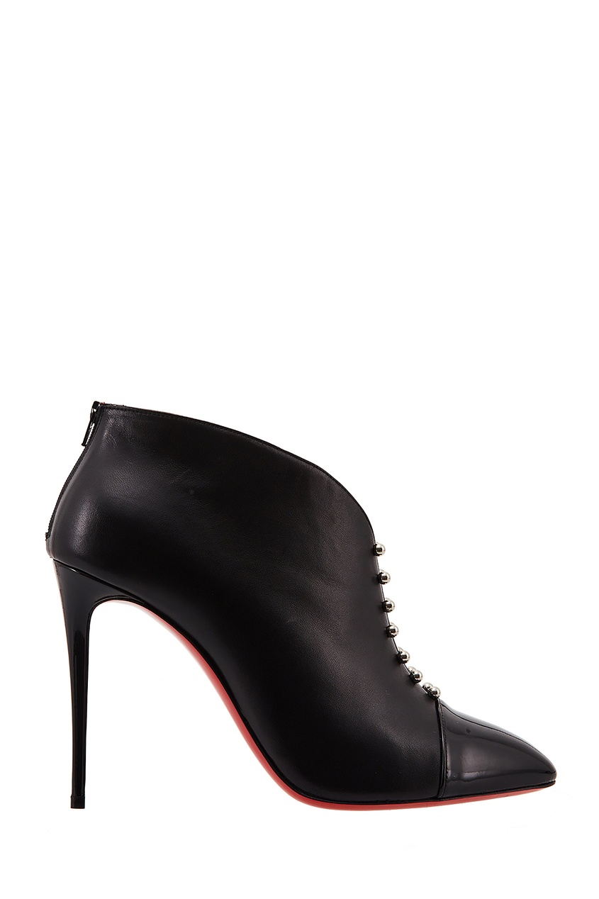 фото Черные ботильоны Preduboot 100 Christian louboutin