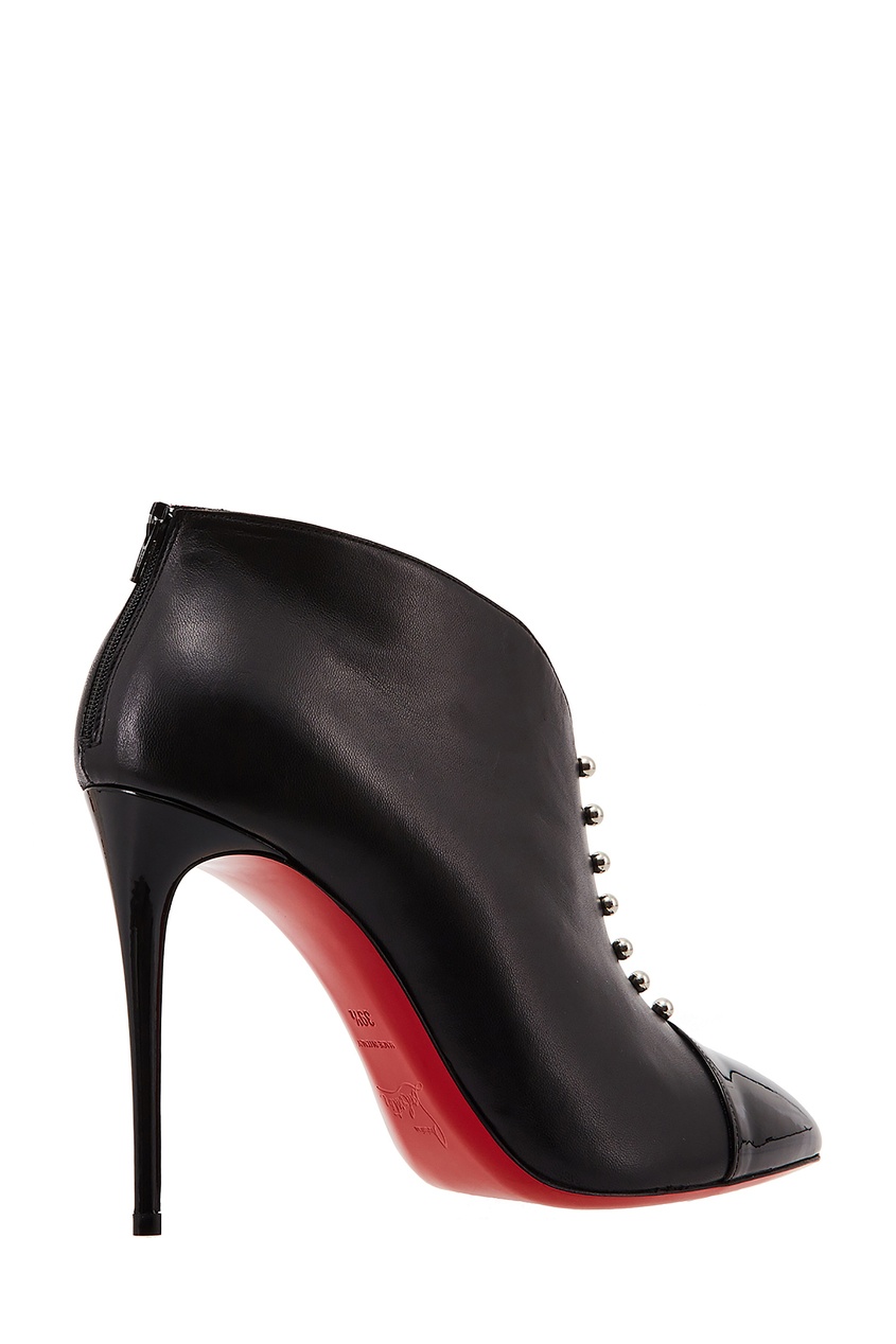 фото Черные ботильоны Preduboot 100 Christian louboutin