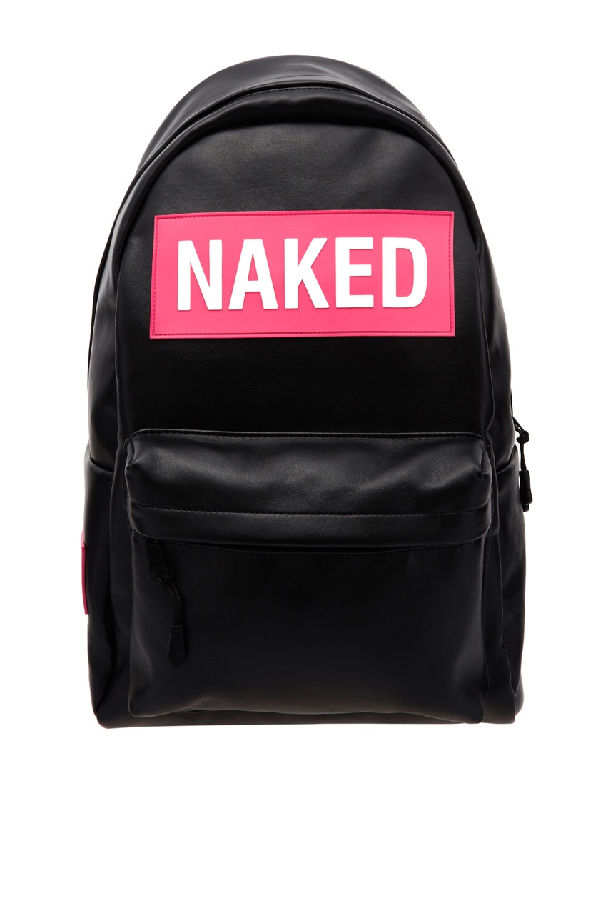 

Черный рюкзак NAKED с розовыми нашивками, Multicolor