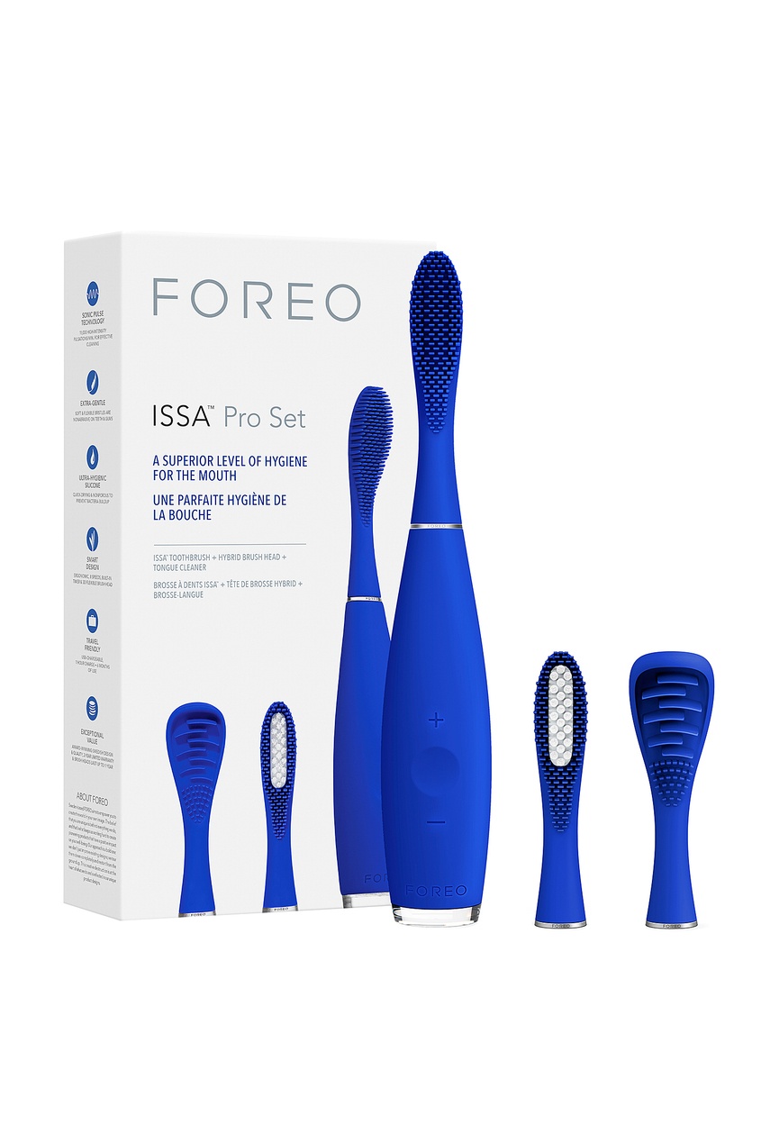 фото Набор звуковая зубная щетка issa pro set cobalt blue foreo