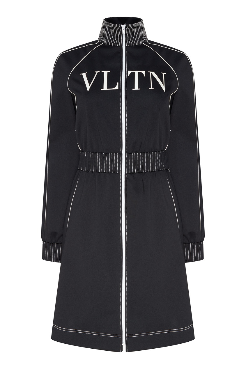 

Черное с белым платье VLTN, Черный