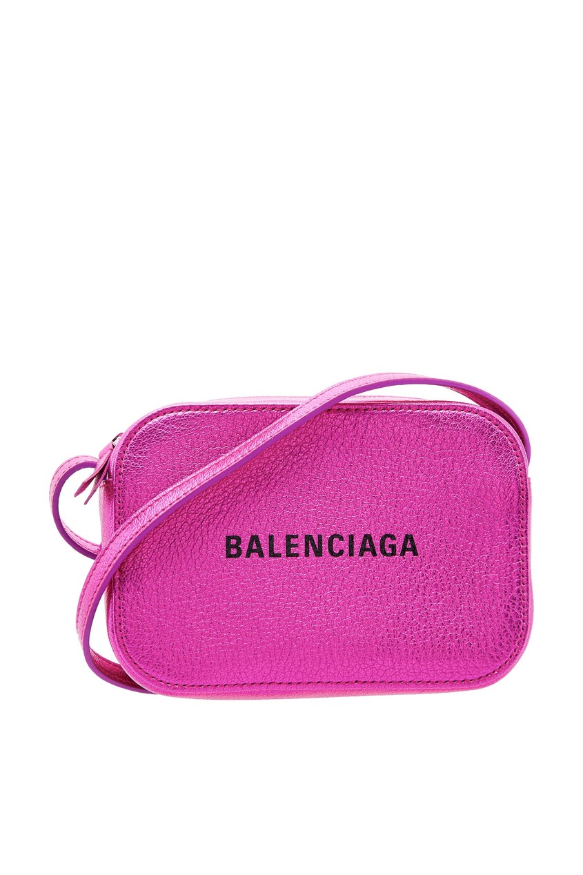 фото Сумка цвета фуксия everyday camera bag balenciaga