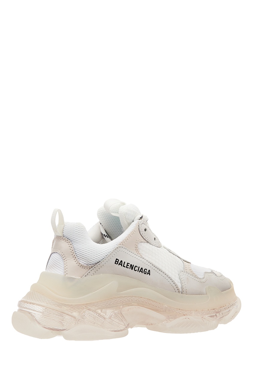 фото Белые кроссовки triple s clear sole balenciaga