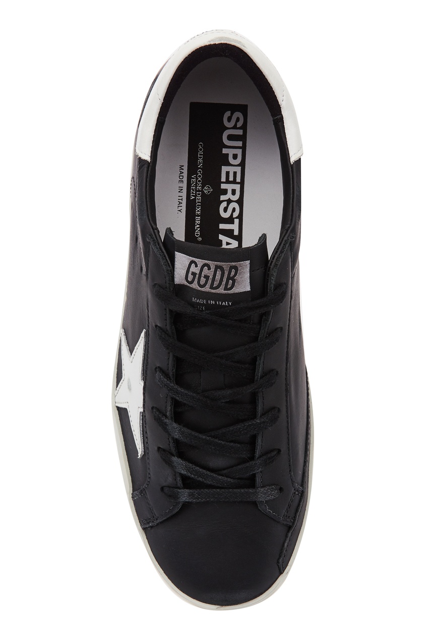 фото Черные кроссовки superstar golden goose deluxe brand