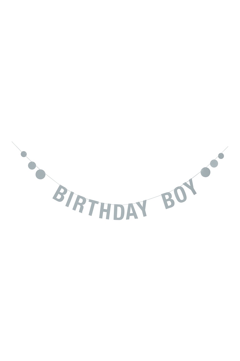 

Гирлянда бумажная "Birthday Boy, Multicolor
