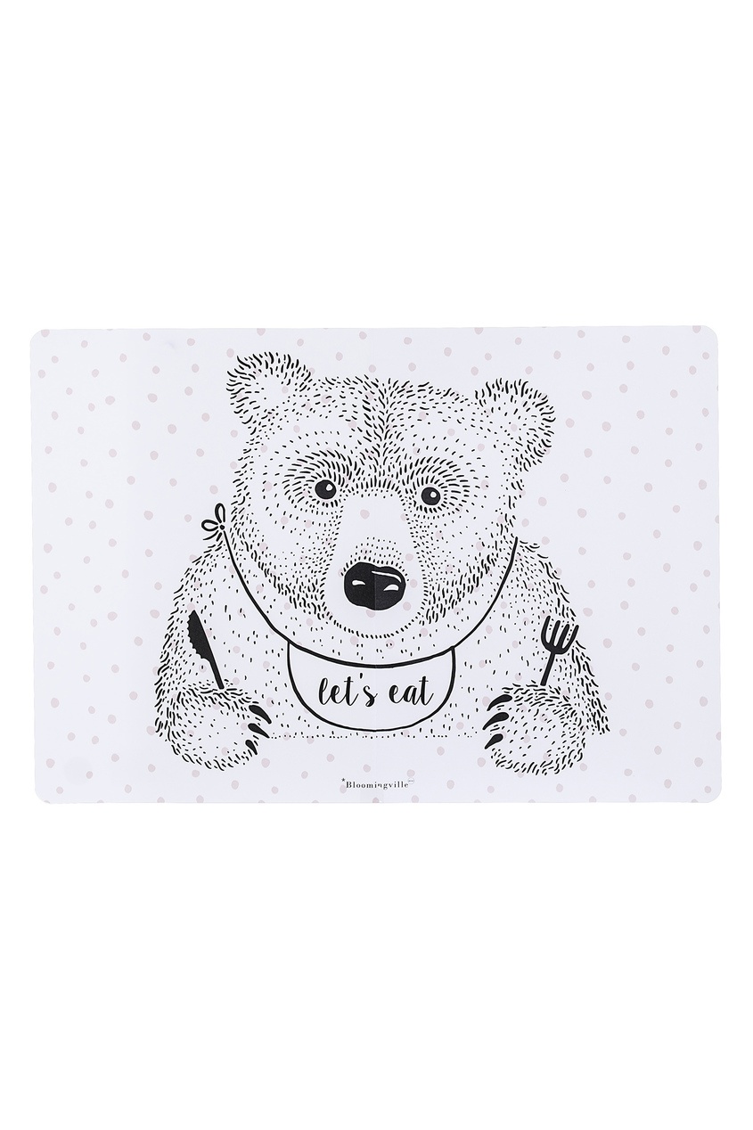 

Плейсмат Bear in Rose, Розовый