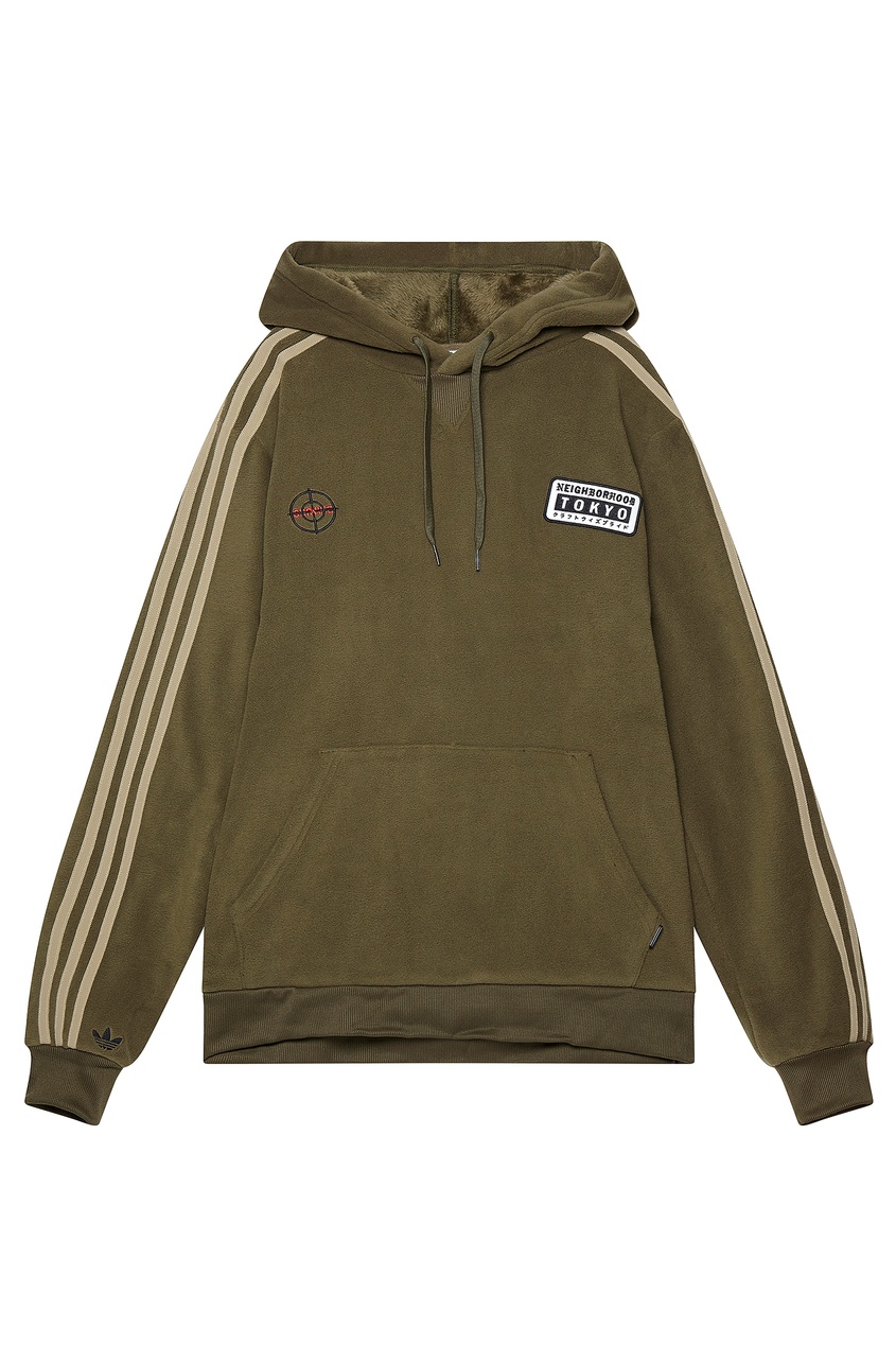 Худи оливкового цвета adidas x Neighborhood