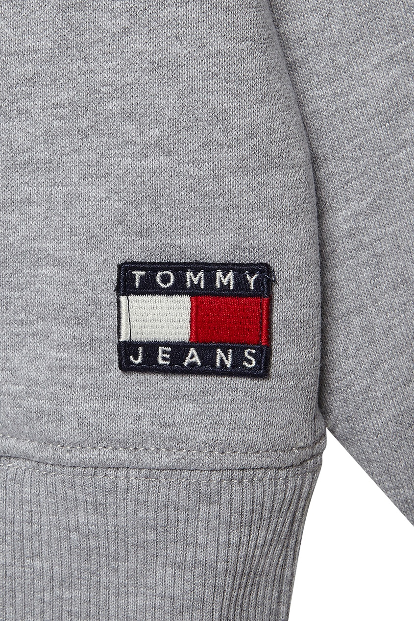 фото Серый свитшот с винтажными логотипами Tommy jeans