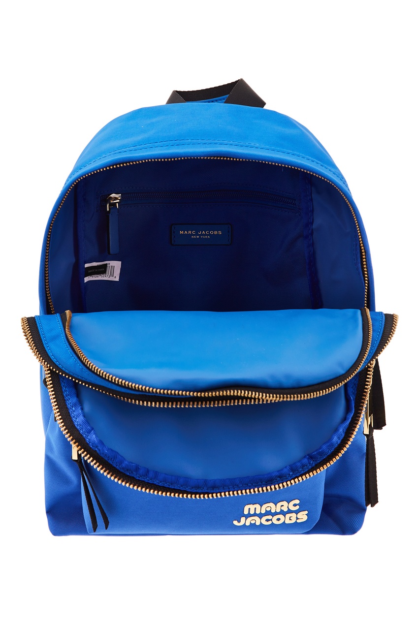 фото Синий текстильный рюкзак marc jacobs (the)