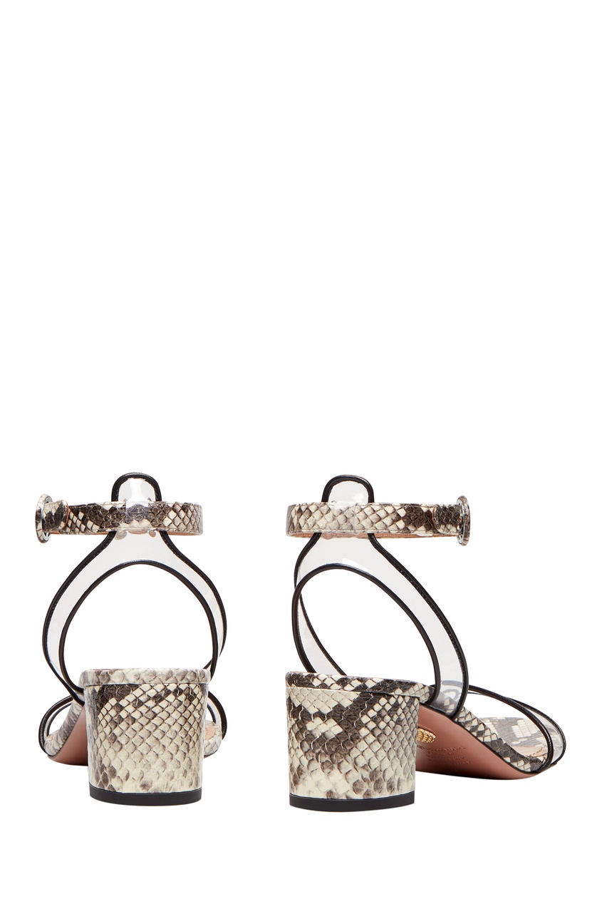 фото Босоножки с прозрачными вставками minimalist sandal 50 aquazzura