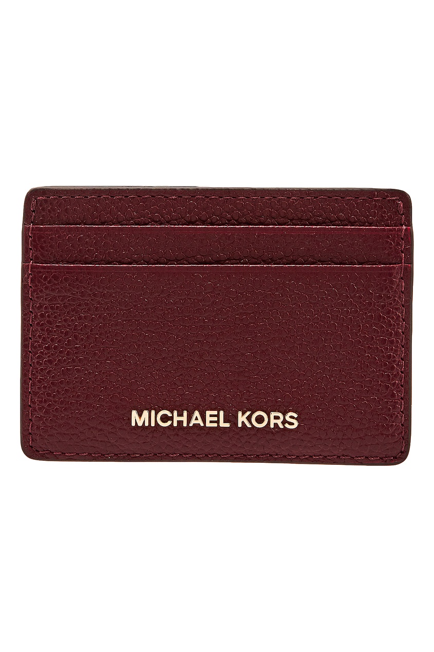 фото Бордовая визитница Money Pieces Michael michael kors