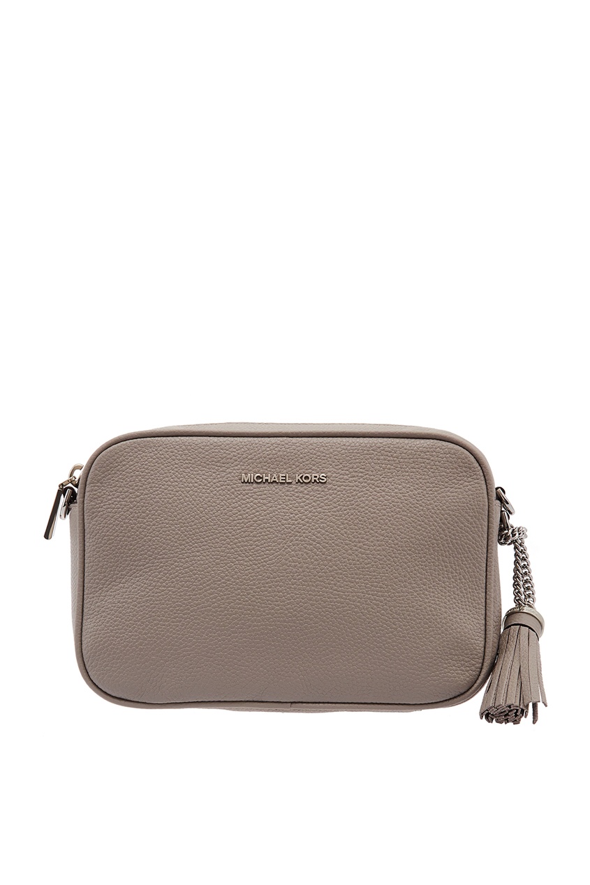 фото Серая сумка Crossbodies из кожи Michael michael kors