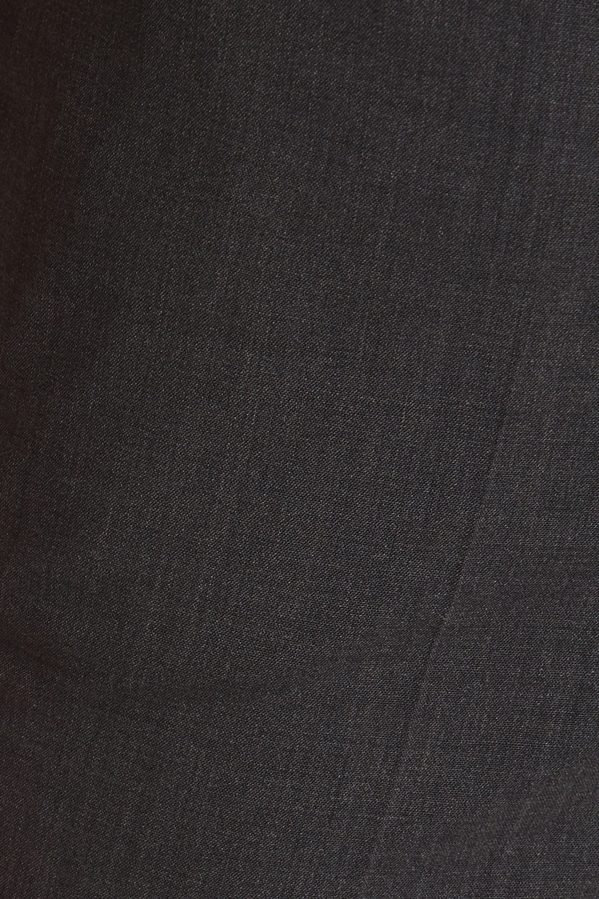 фото Укороченные темно-серые брюки prada