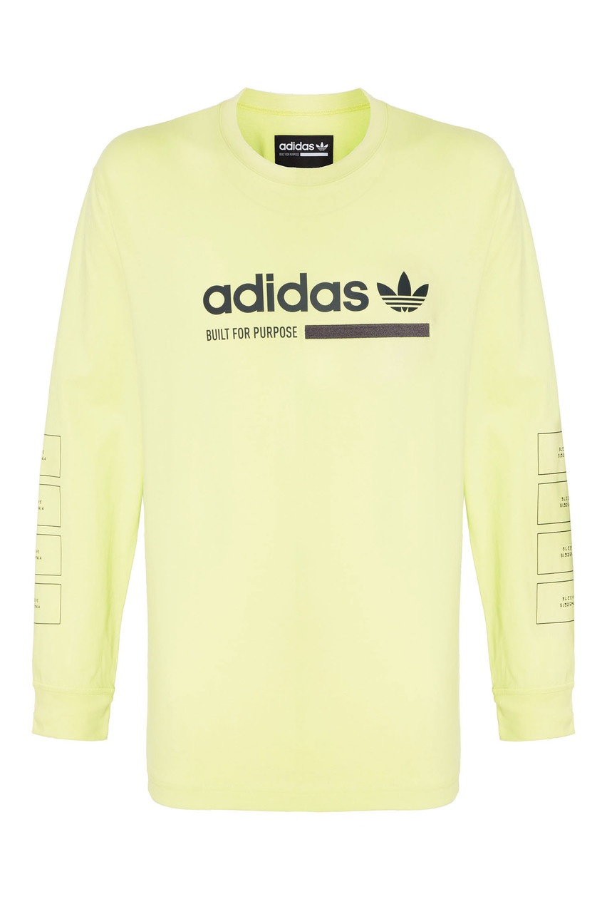 фото Желтый лонгслив kaval graphic adidas