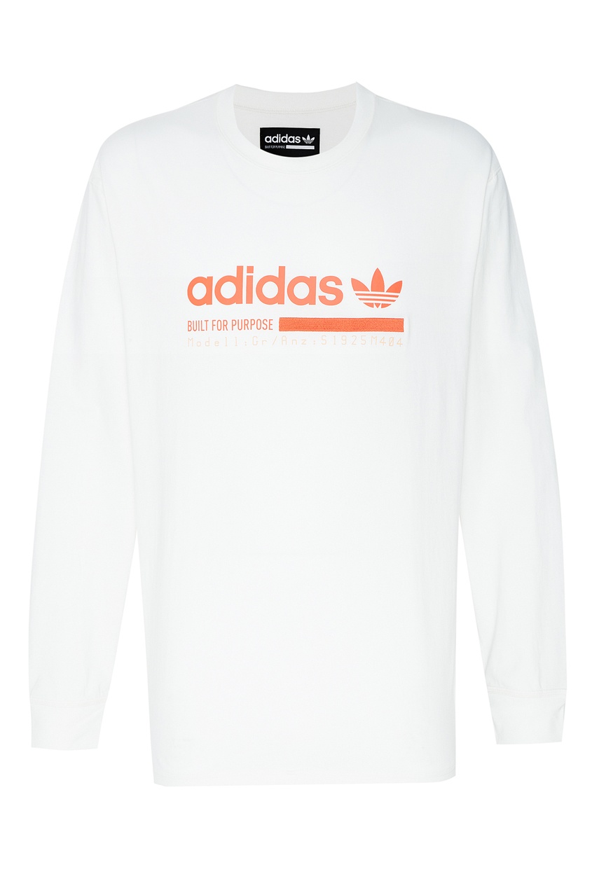 фото Белый лонгслив kaval graphic adidas