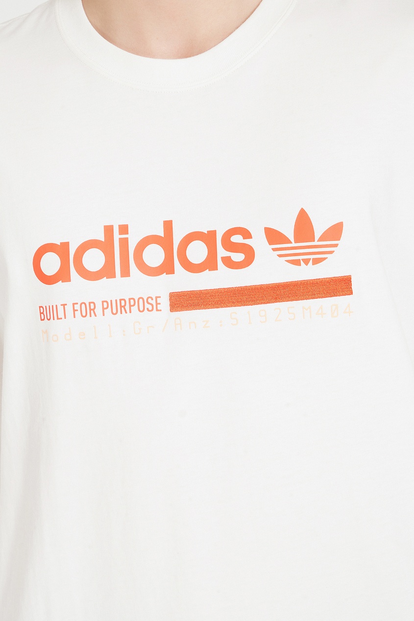 фото Белый лонгслив kaval graphic adidas