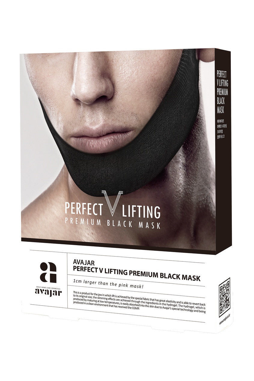 фото Avajar Perfect V Lifting Premium Black Mask – 1 уп. 5 шт.