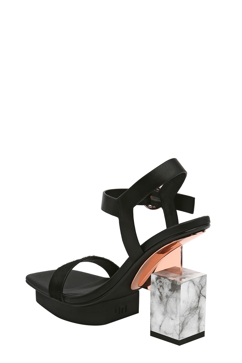 

Серые босоножки Cube Sandal Mid, Черный