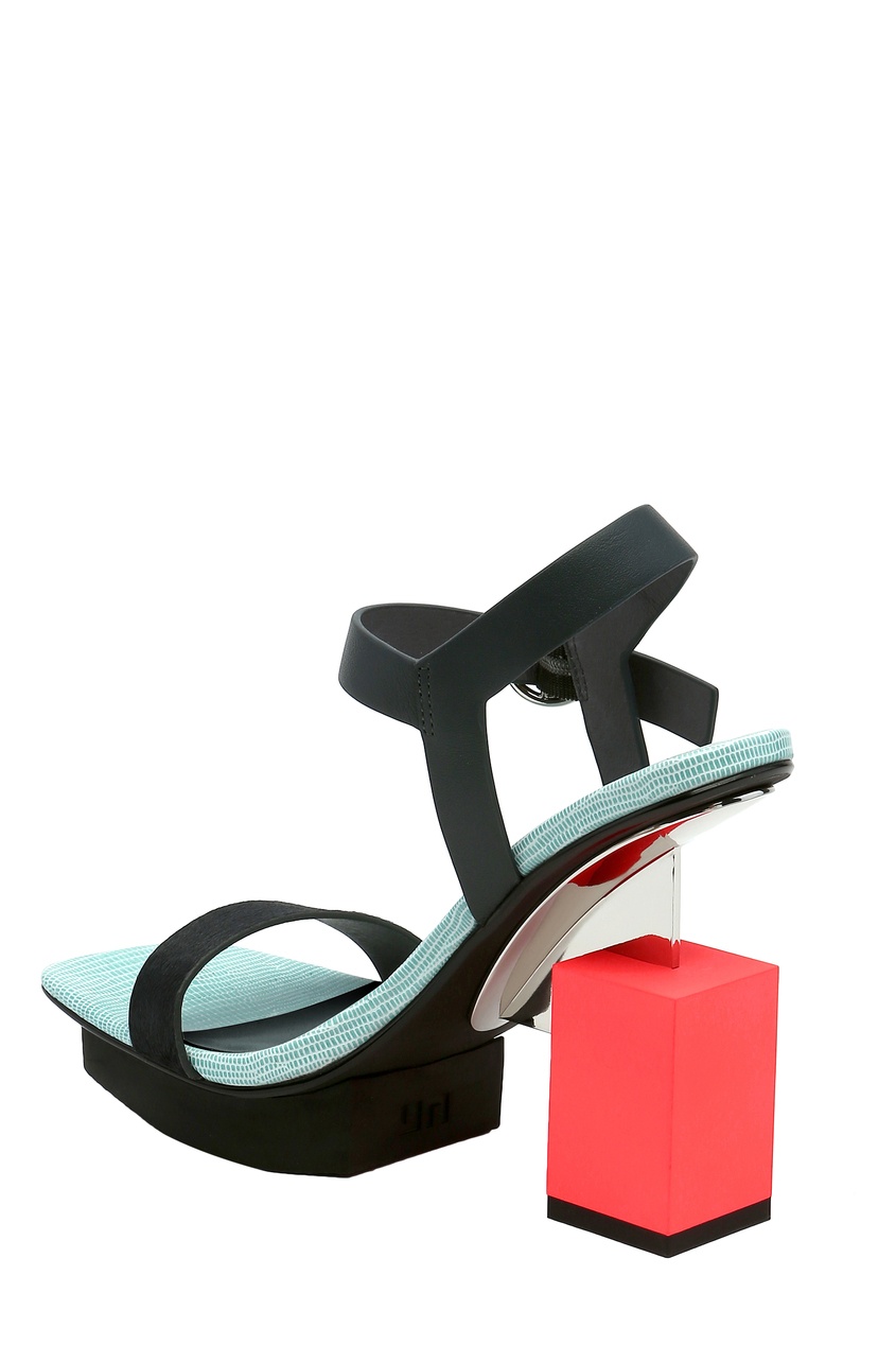 

Черные босоножки Cube Sandal Hi, Multicolor