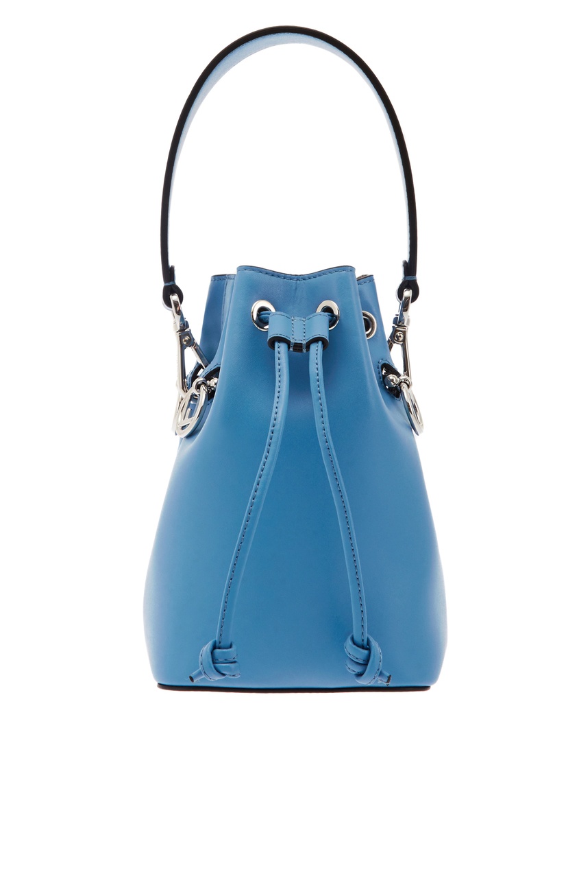фото Мини-сумка Mon Tresor голубого цвета Fendi