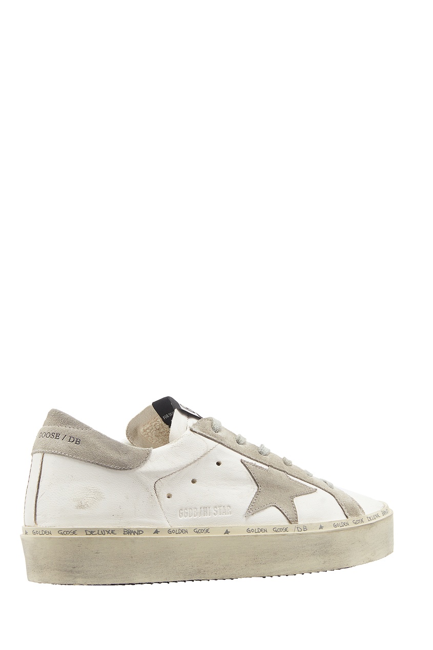 фото Кроссовки hi star с отделкой серой замшей golden goose deluxe brand