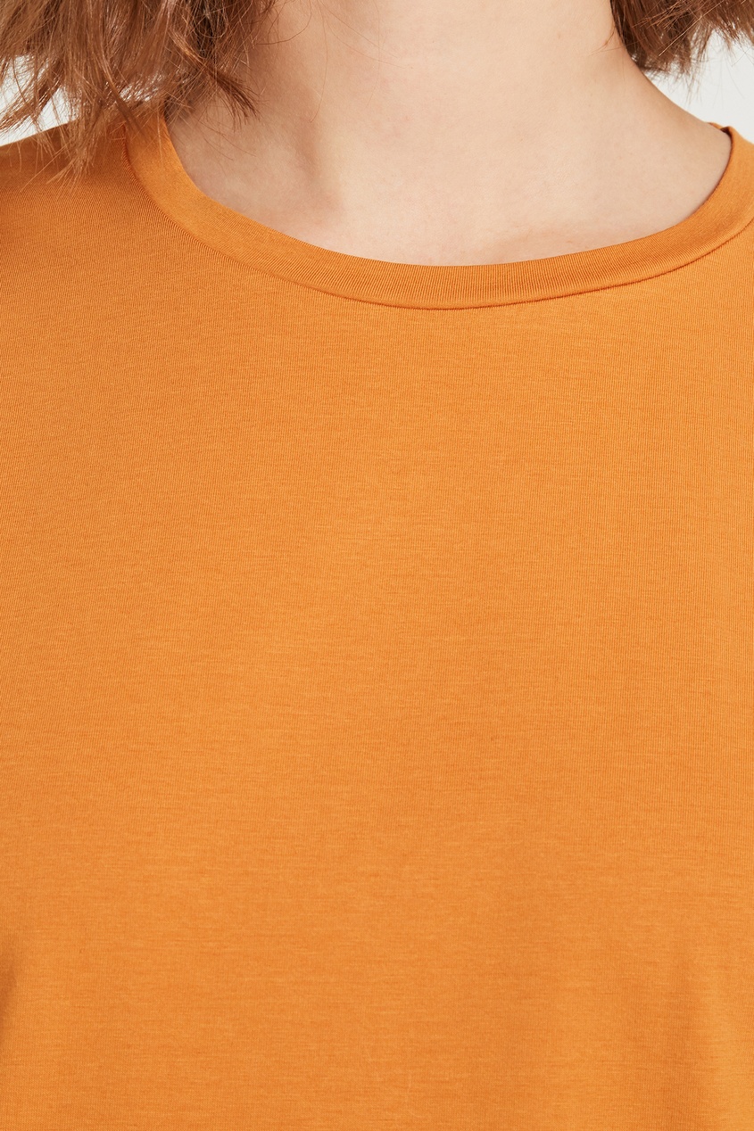 фото Однотонная оранжевая футболка akhmadullina dreams