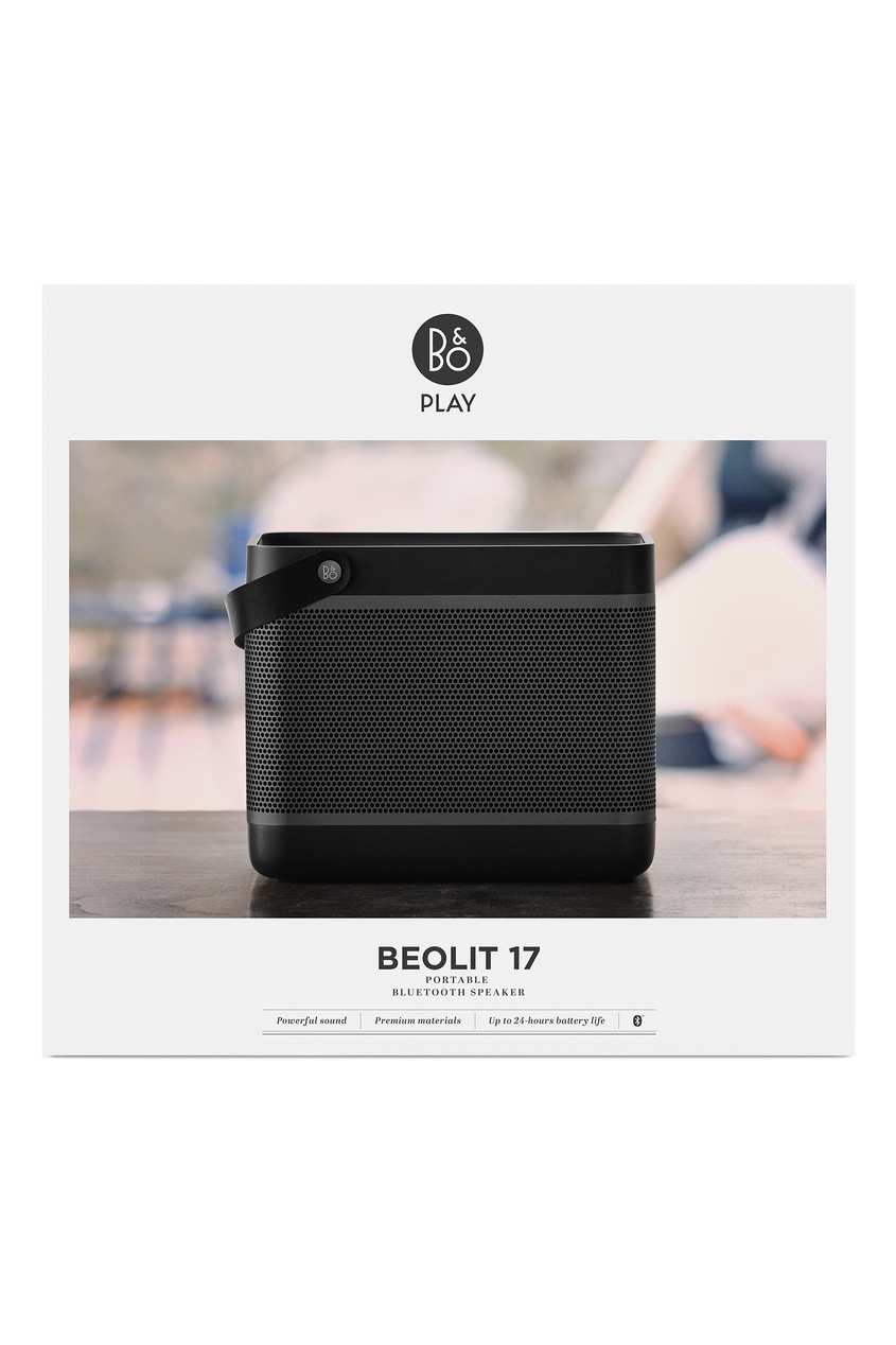 фото Темно-серая портативная bluetooth-колонка beolit 17 bang & olufsen