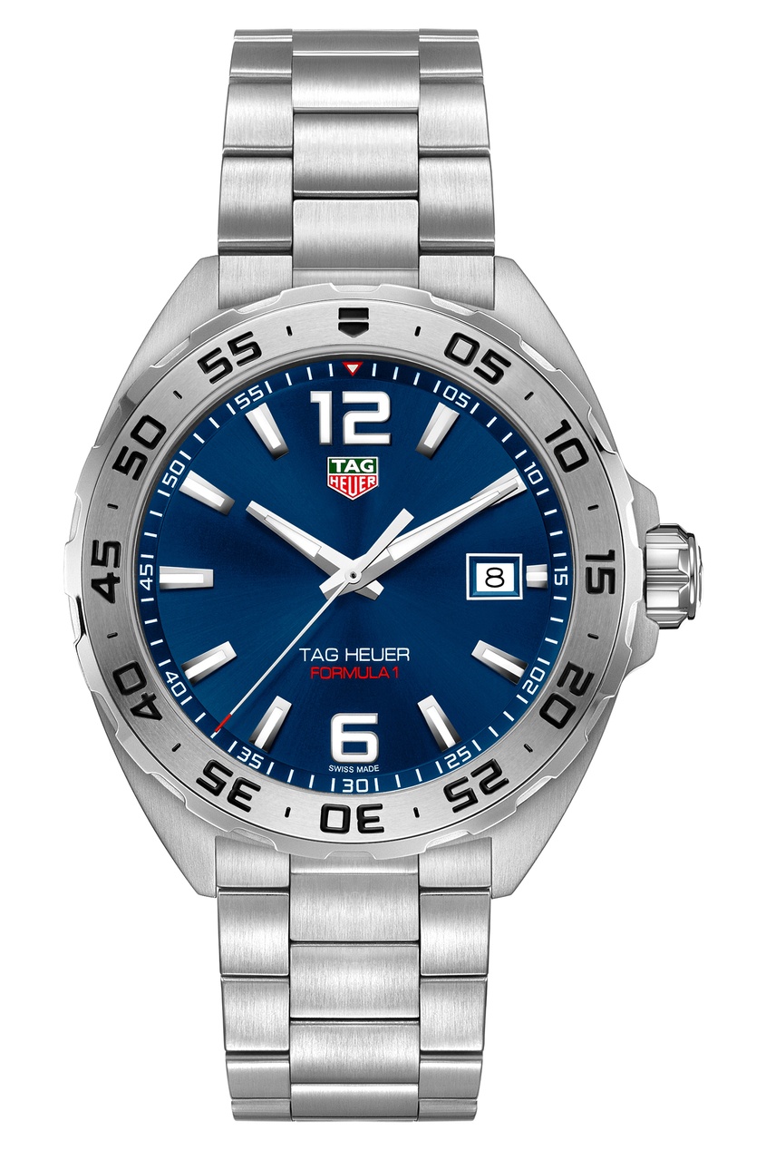 фото Formula 1 кварцевые мужские часы с синим циферблатом tag heuer
