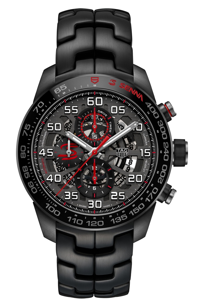 

CARRERA Calibre Heuer 01 Автоматический мужской хронограф, Без цвета