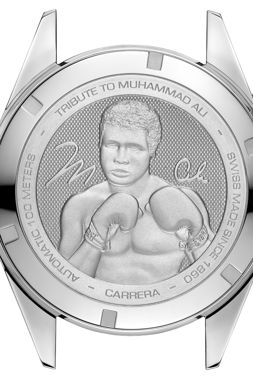 фото Carrera calibre 5 автоматические мужские часы с гравировкой "muhammad ali" tag heuer