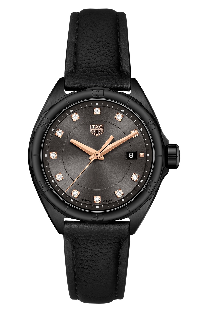 фото Formula 1 кварцевые женские часы 32 мм с черным циферблатом tag heuer