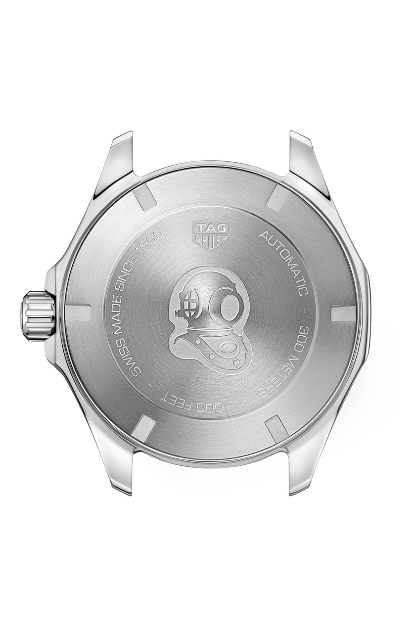 фото Aquaracer calibre 5 автоматические мужские часы с белым циферблатом tag heuer