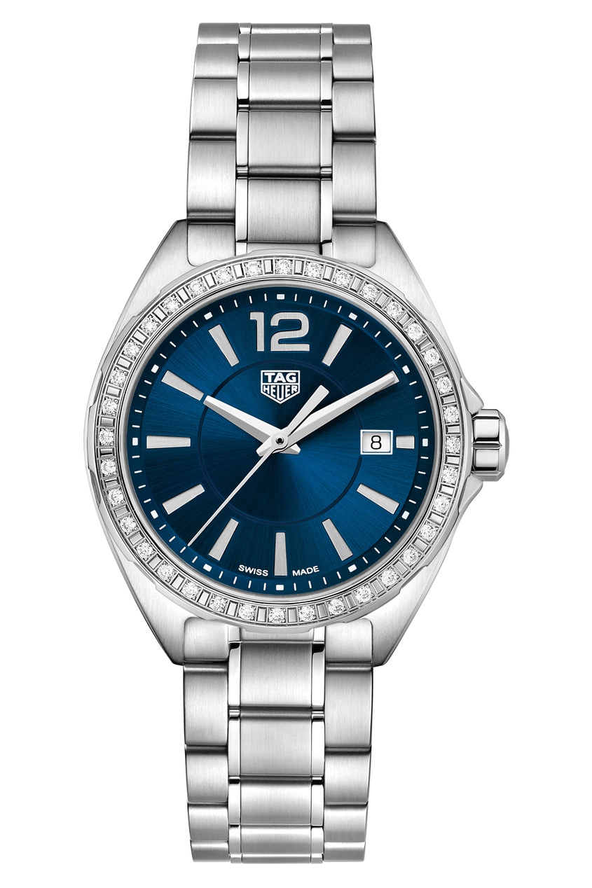 фото FORMULA 1 Кварцевые женские часы 32 мм с синим циферблатом Tag heuer