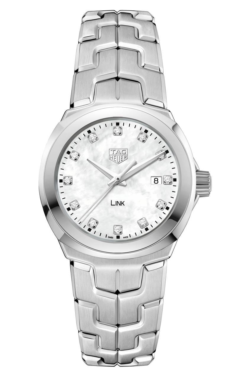 фото LINK Кварцевые женские часы с белым циферблатом Tag heuer