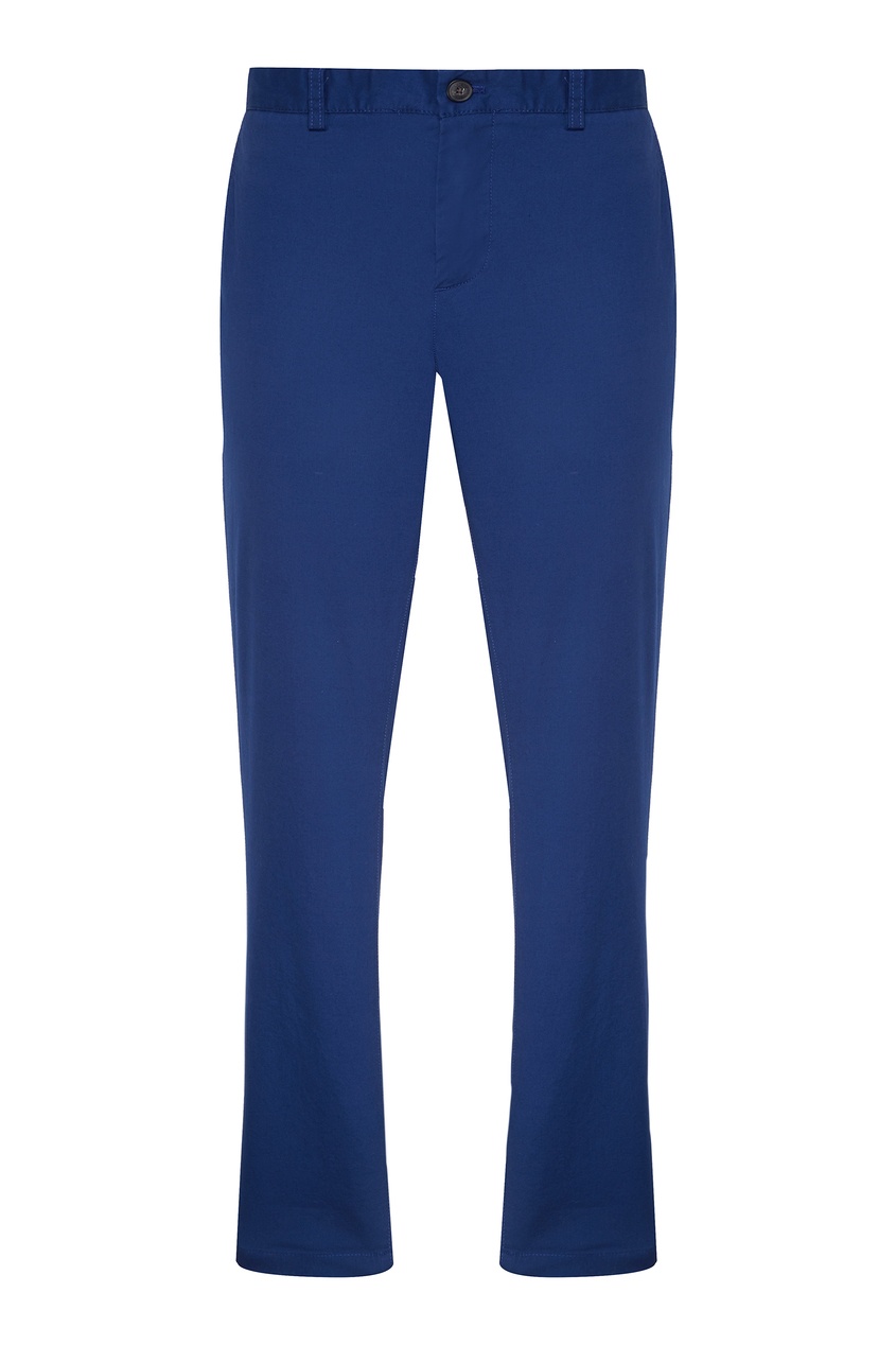 фото Синие брюки с подворотами Lacoste
