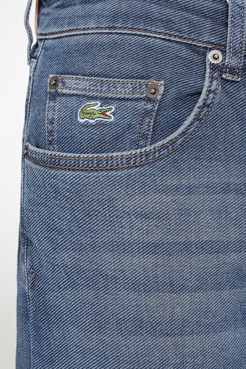 

Джинсы с потертостями, Серый