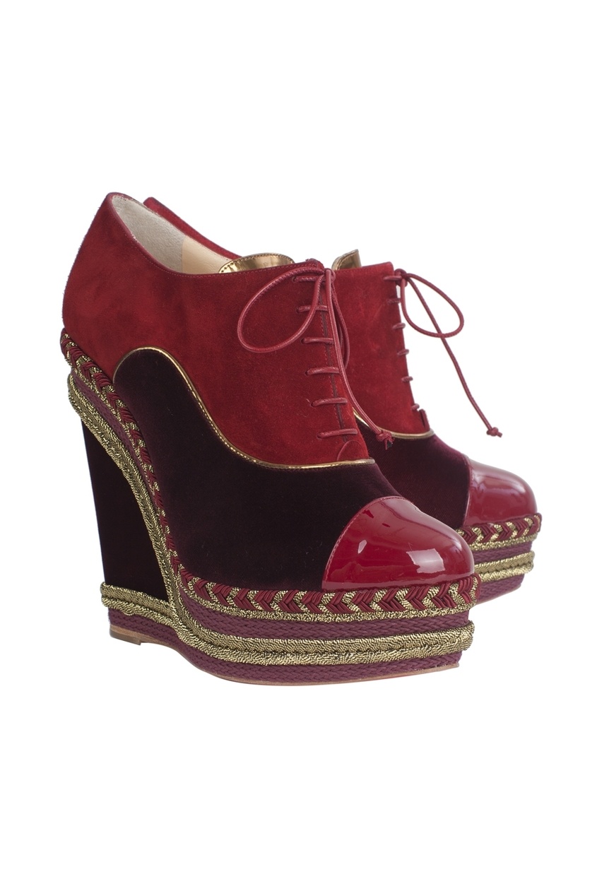 

Замшевые ботильоны ML 140 Pat/Velvet/Specchio, Красный, Замшевые ботильоны ML 140 Pat/Velvet/Specchio