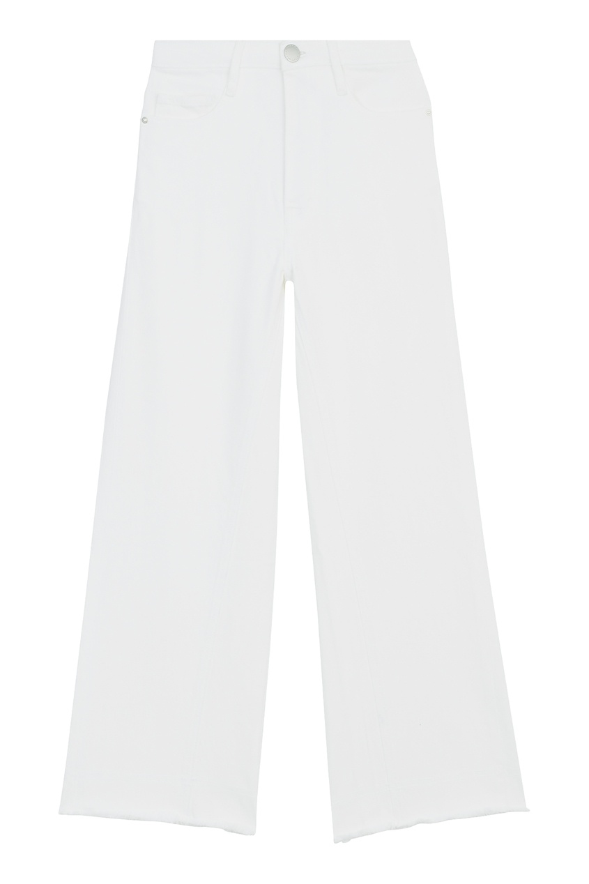 фото Широкие белые джинсы maje