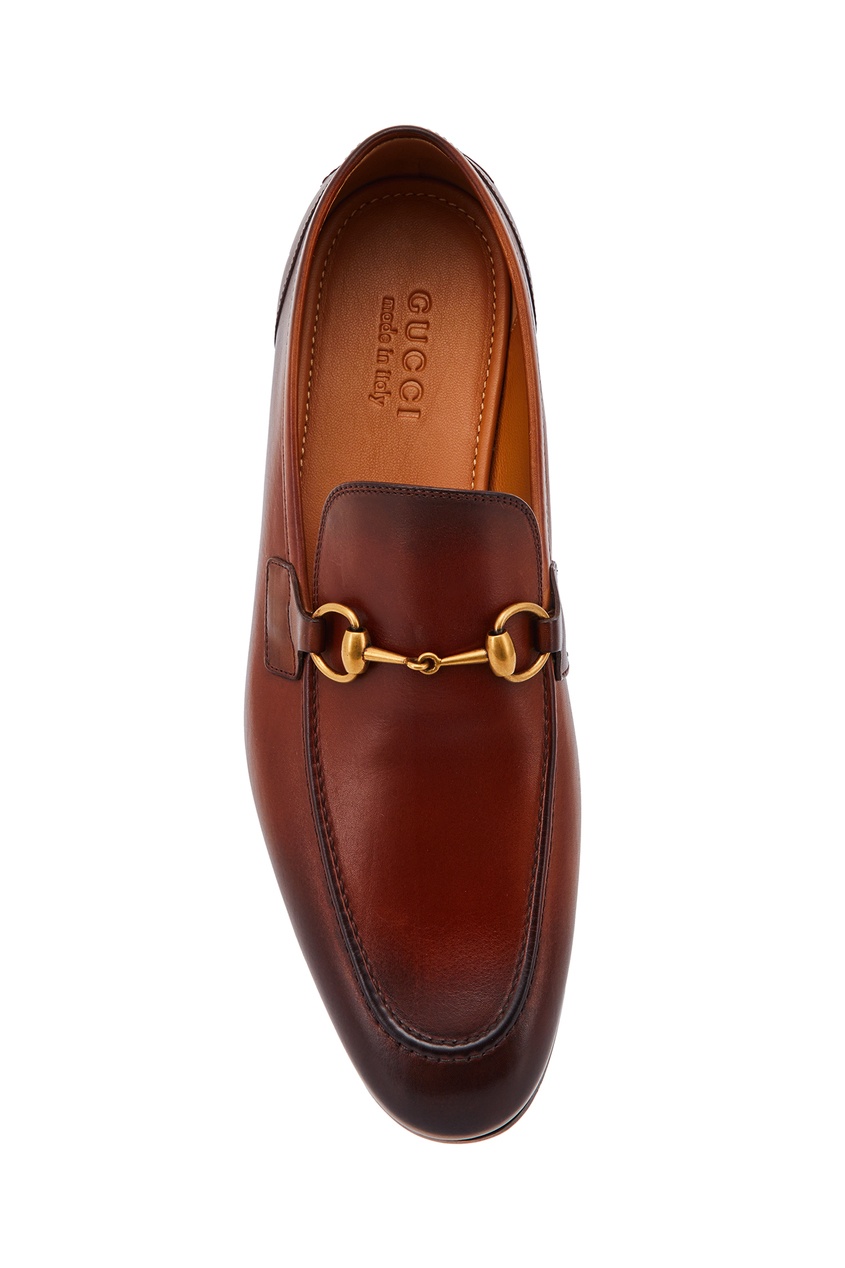 фото Коричневые лоферы Jordaan Gucci man