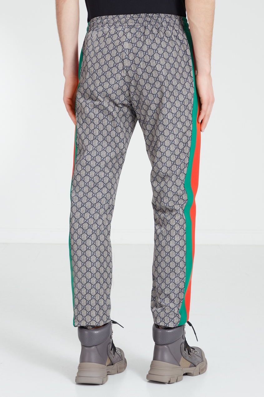 фото Спортивные брюки с лампасами и монограммами GG Gucci man