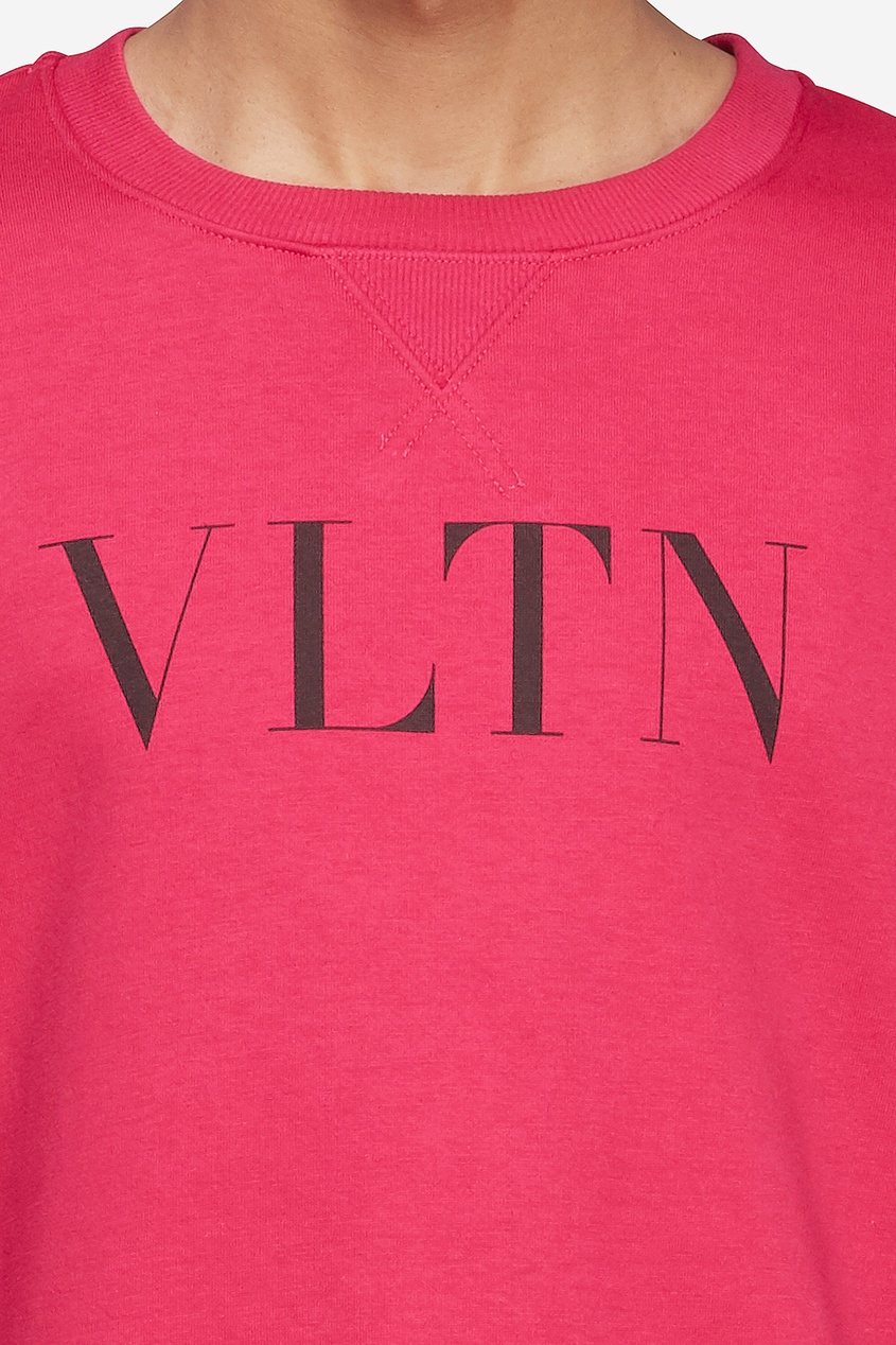фото Розовый свитшот с логотипом Valentino
