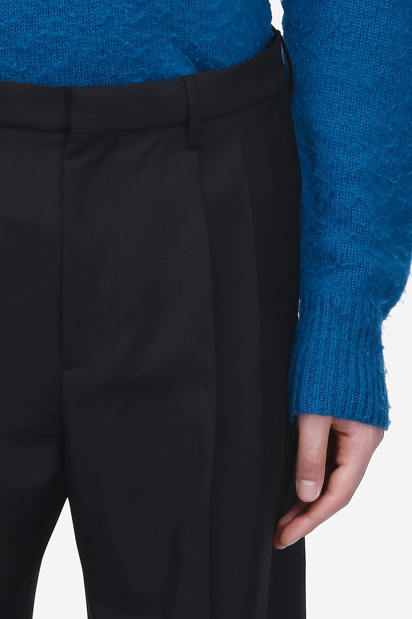 фото Черные брюки с защипами Valentino