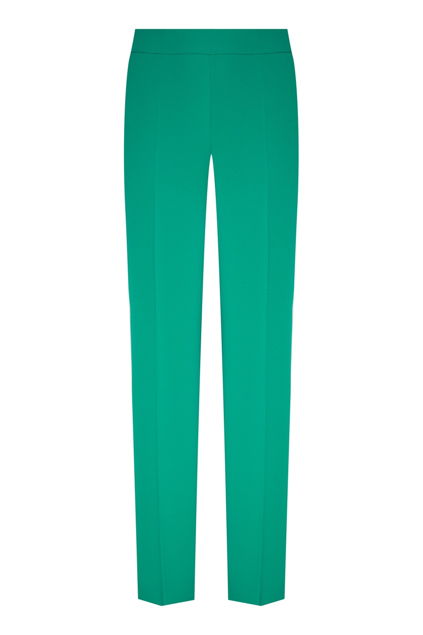 фото Зеленые брюки со стрелками adolfo dominguez
