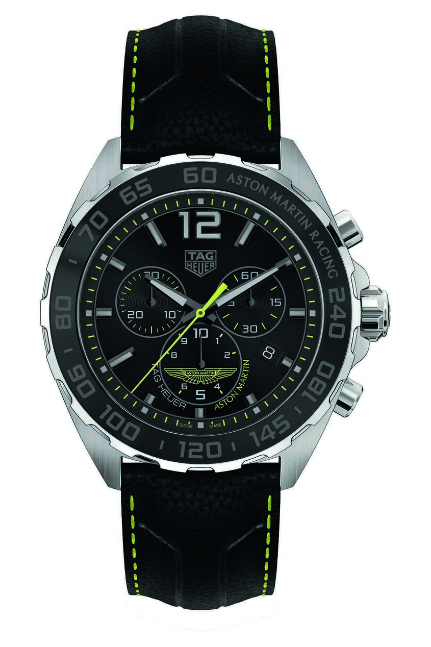 фото FORMULA 1 Кварцевые мужские часы с черным циферблатом Tag heuer