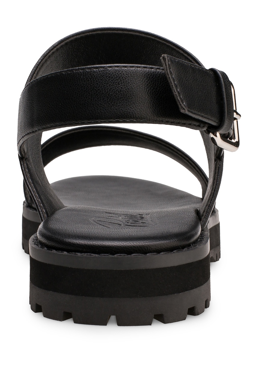 фото Черные комбинированные сандалии portal
