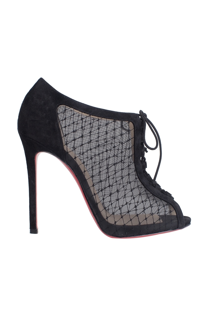 фото Ботильоны Prodige 120 Veau Velours/Resille Brode Christian louboutin