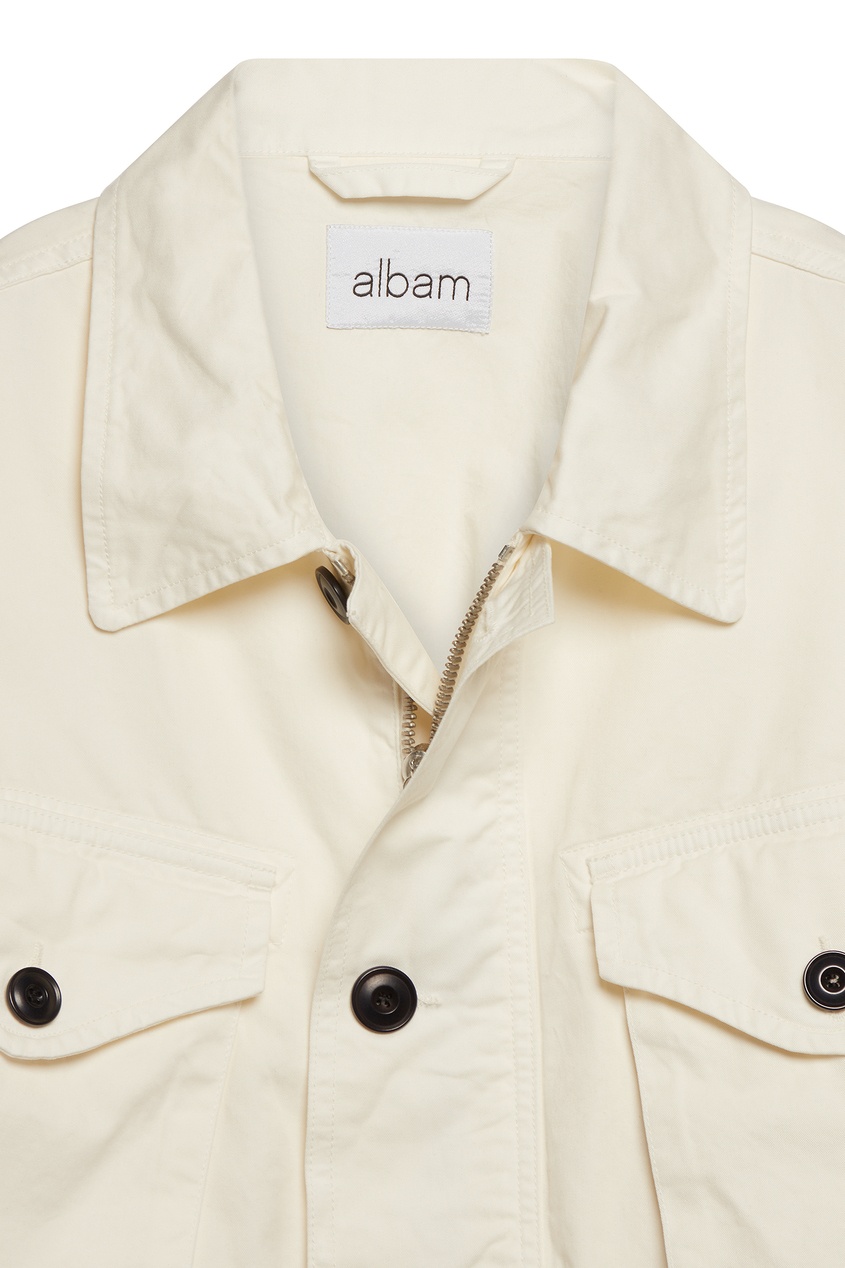 фото Белая куртка с карманами Albam
