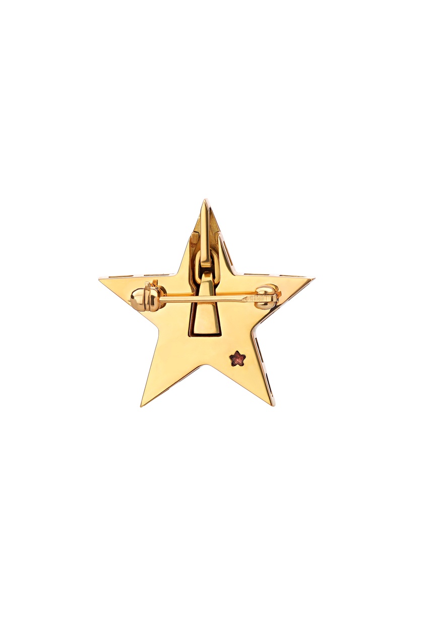 фото Золотая брошь-подвеска с эмалью из коллекции "Magic Star" Кремлевские мастера